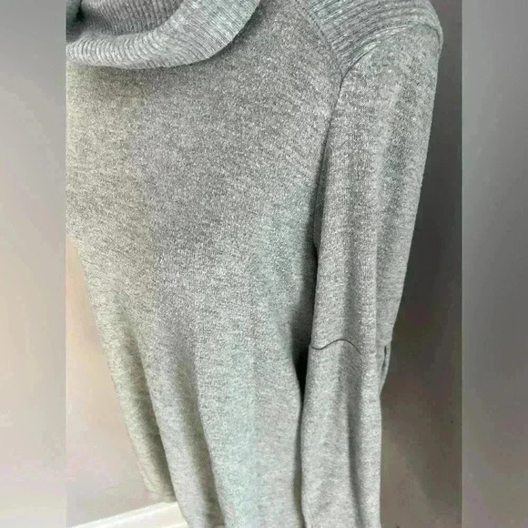 Anthropologie Saturday Sunday Cowl Neck Ribbed Long Sleeve Pullover Large - Picture 3 of 6